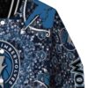 customized minnesota timberwolves heart explosion midnight blue jacket premium grade