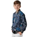 customized minnesota timberwolves heart explosion midnight blue jacket best selling