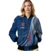 customized minnesota twins wave patterns navy jacket latest model