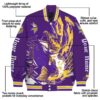 customized minnesota vikings fishing passion purple white jacket new arrival
