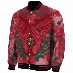 customized minnesota wild praying hands red jacket best selling