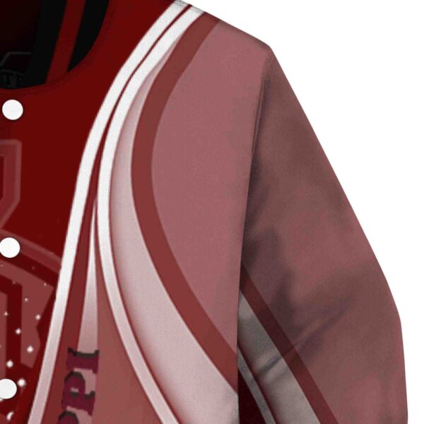 customized mississippi state bulldogs wave patterns maroon jacket premium grade