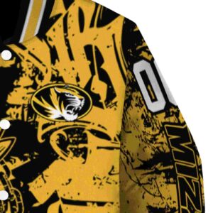 customized missouri tigers fishing art black jacket premium grade