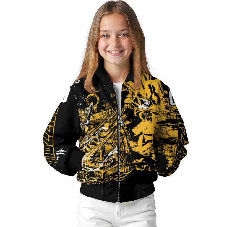 customized missouri tigers fishing art black jacket top rated