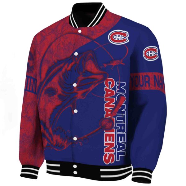 customized montreal canadiens fishing rod blue jacket best selling