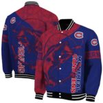 customized montreal canadiens fishing rod blue jacket best selling