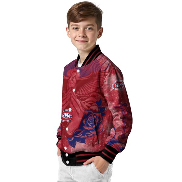 customized montreal canadiens praying hands red jacket trendy