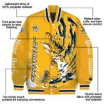 customized nashville predators fishing passion gold white jacket best selling