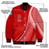 customized nc state wolfpack wave patterns red jacket new arrival