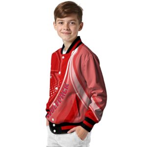 customized nc state wolfpack wave patterns red jacket trendy