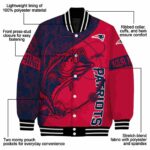 customized new england patriots fishing rod red jacket best selling