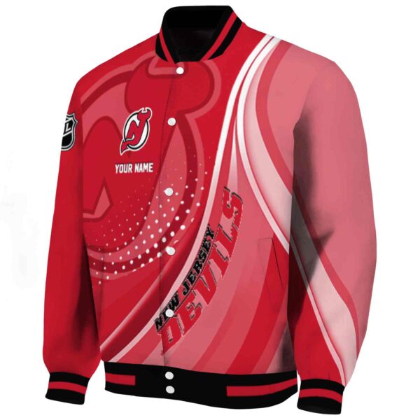 customized new jersey devils wave patterns red jacket best selling