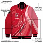 customized new jersey devils wave patterns red jacket best selling