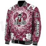 customized new mexico state aggies heart explosion crimson jacket best selling