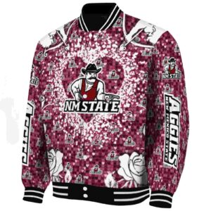 customized new mexico state aggies heart explosion crimson jacket best selling
