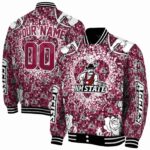 customized new mexico state aggies heart explosion crimson jacket best selling