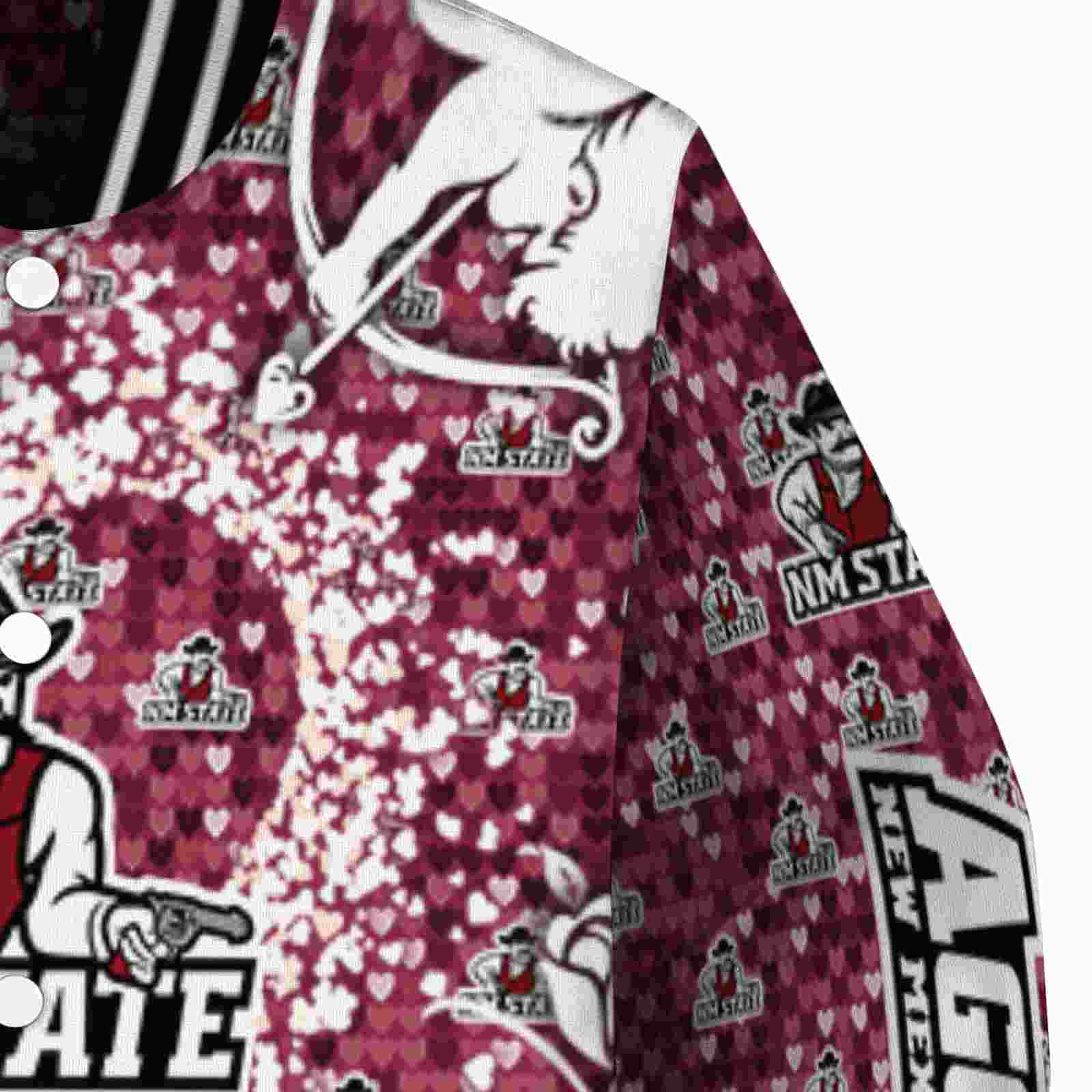 customized new mexico state aggies heart explosion crimson jacket premium grade customized new mexico state aggies heart explosion crimson jacket premium grade