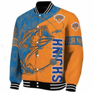 customized new york knicks fishing rod orange jacket best selling