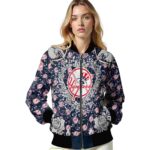 customized new york yankees heart explosion navy jacket best selling
