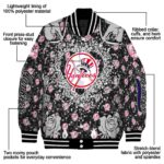 customized new york yankees heart explosion navy jacket best selling