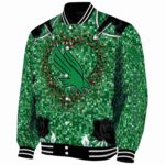 customized north texas mean green heart explosion green jacket best selling
