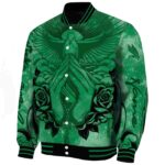 customized north texas mean green praying hands green jacket best selling