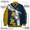 customized notre dame fighting irish mickey football navy white jacket new arrival