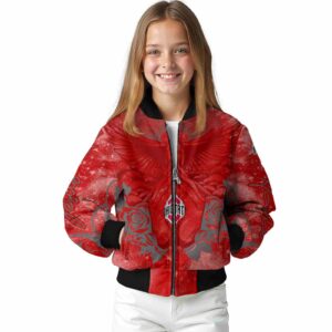 customized ohio state buckeyes praying hands scarlet jacket top rated