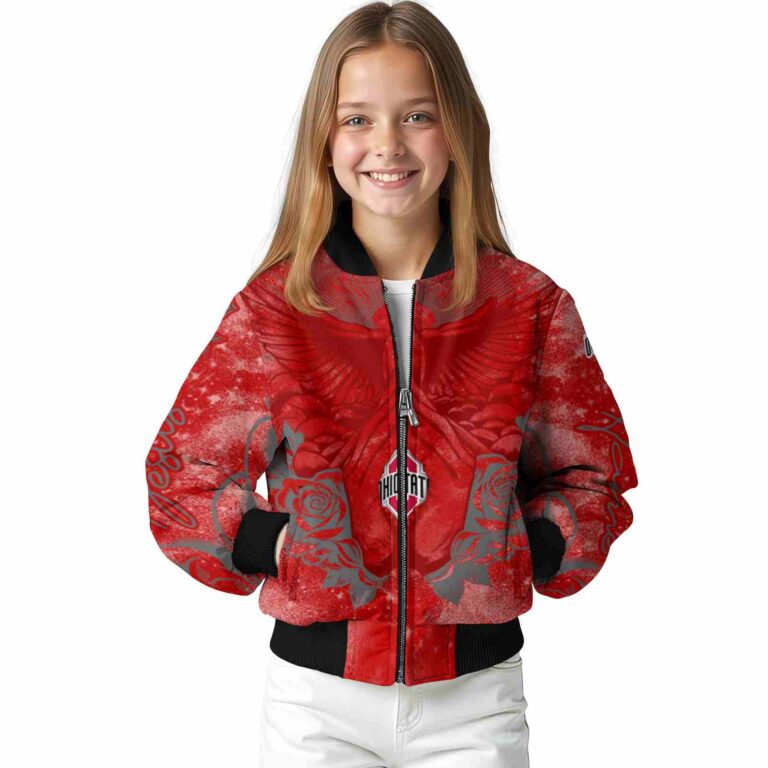 customized ohio state buckeyes praying hands scarlet jacket top rated