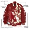 customized oklahoma sooners fishing passion crimson white jacket new arrival