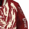 customized oklahoma sooners fishing passion crimson white jacket premium grade