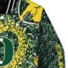 customized oregon ducks heart explosion green jacket premium grade