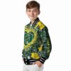 customized oregon ducks heart explosion green jacket trendy