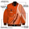 customized oregon state beavers wave patterns orange jacket new arrival