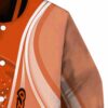 customized oregon state beavers wave patterns orange jacket premium grade