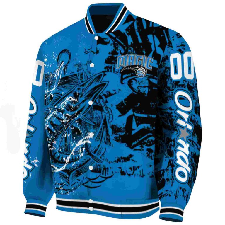 customized orlando magic fishing art blue jacket best selling