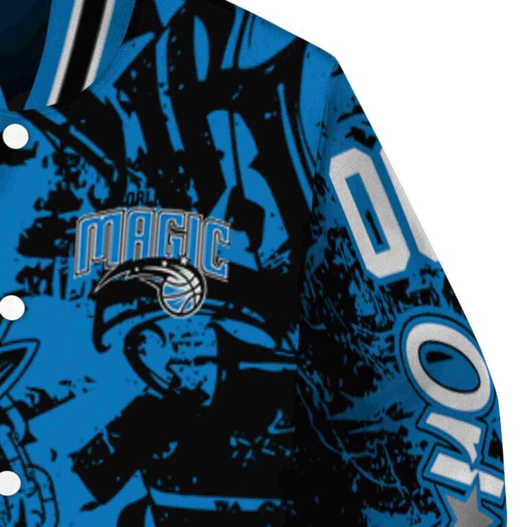 customized orlando magic fishing art blue jacket premium grade