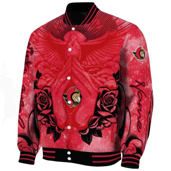 customized ottawa senators praying hands red jacket best selling