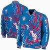customized philadelphia 76ers fishing passion blue white jacket fashion forward