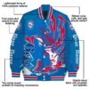 customized philadelphia 76ers fishing passion blue white jacket new arrival