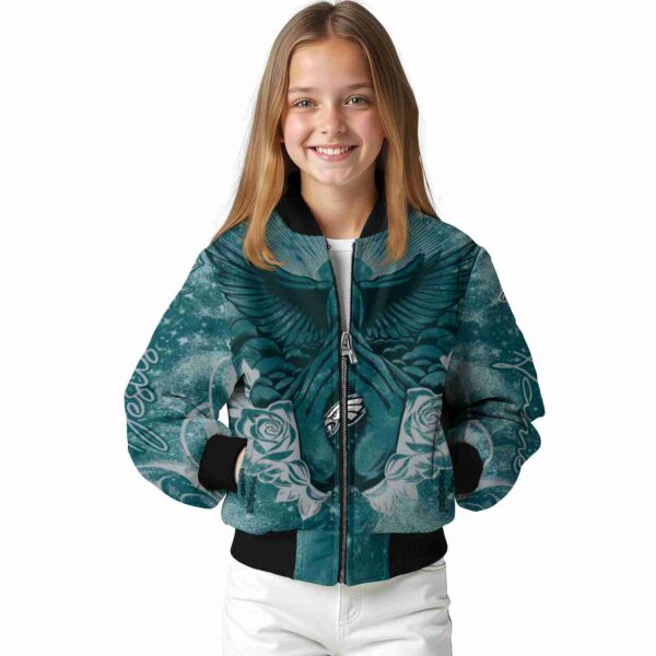 customized philadelphia eagles praying hands green jacket top rated