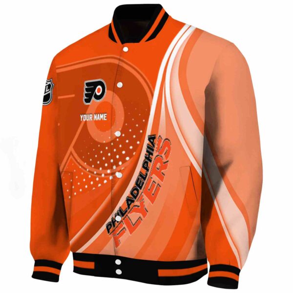 customized philadelphia flyers wave patterns orange jacket best selling