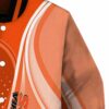 customized philadelphia flyers wave patterns orange jacket premium grade