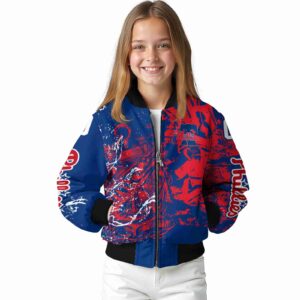 customized philadelphia phillies fishing art blue jacket top rated