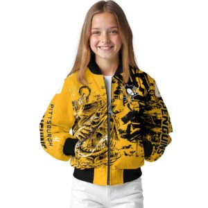 customized pittsburgh penguins fishing art yellow jacket top rated