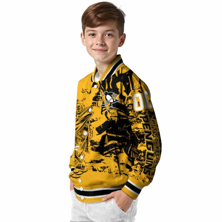 customized pittsburgh penguins fishing art yellow jacket trendy