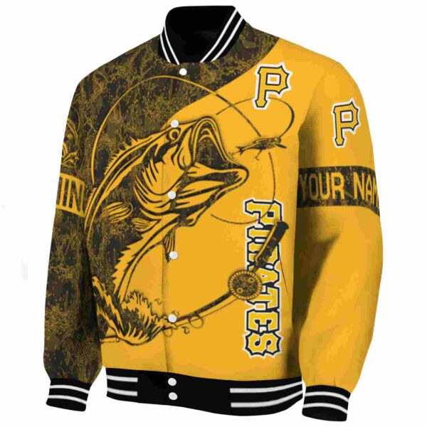 customized pittsburgh pirates fishing rod gold jacket best selling