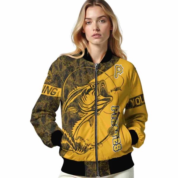 customized pittsburgh pirates fishing rod gold jacket latest model