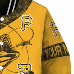 customized pittsburgh pirates fishing rod gold jacket premium grade