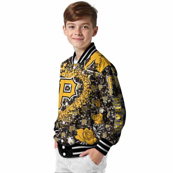 customized pittsburgh pirates heart explosion black jacket trendy
